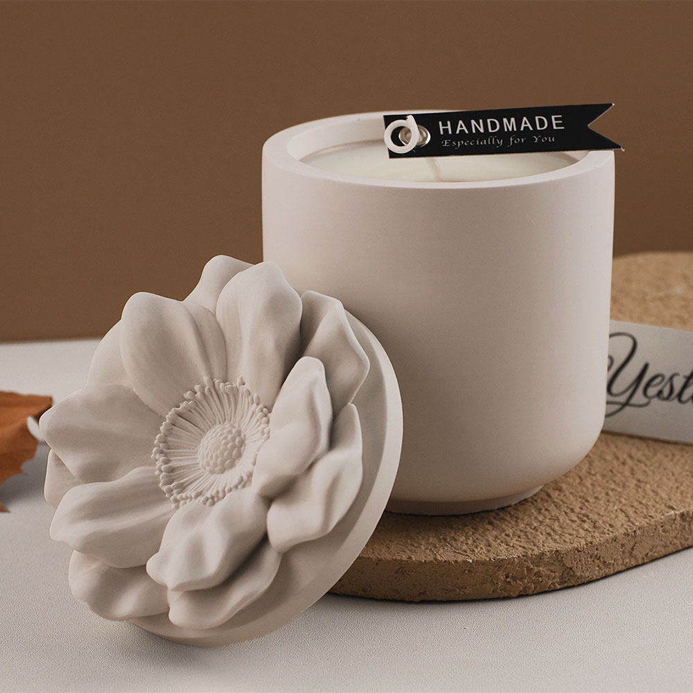 Candle Making Jars With Lids - Коробка для хранения подсолнечника, силиконовая форма
