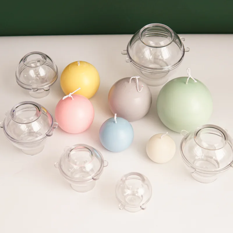 Candle Making Kit - 5-8 см сферическая пластиковая форма для