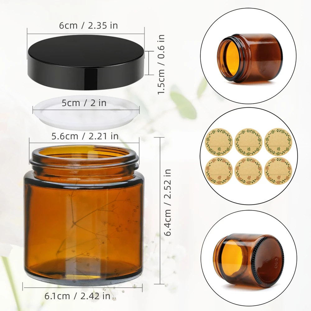 Стеклянные банки для свечей, 4 – обзор и цена Candle Making Jars With Lids