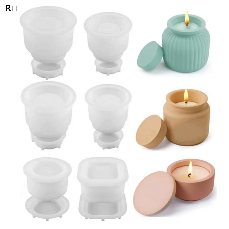 tipoR pratiqueR pratique1set D – обзор и цена Candle Making Jars With Lids