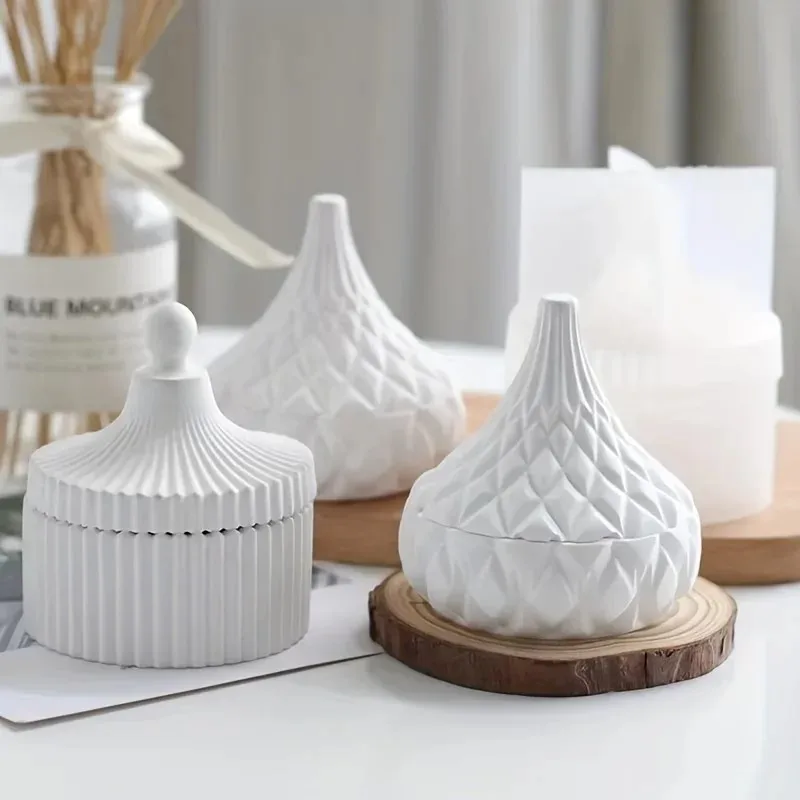 2 шт. силиконовые формы для св – обзор и цена Candle Making Jars With Lids