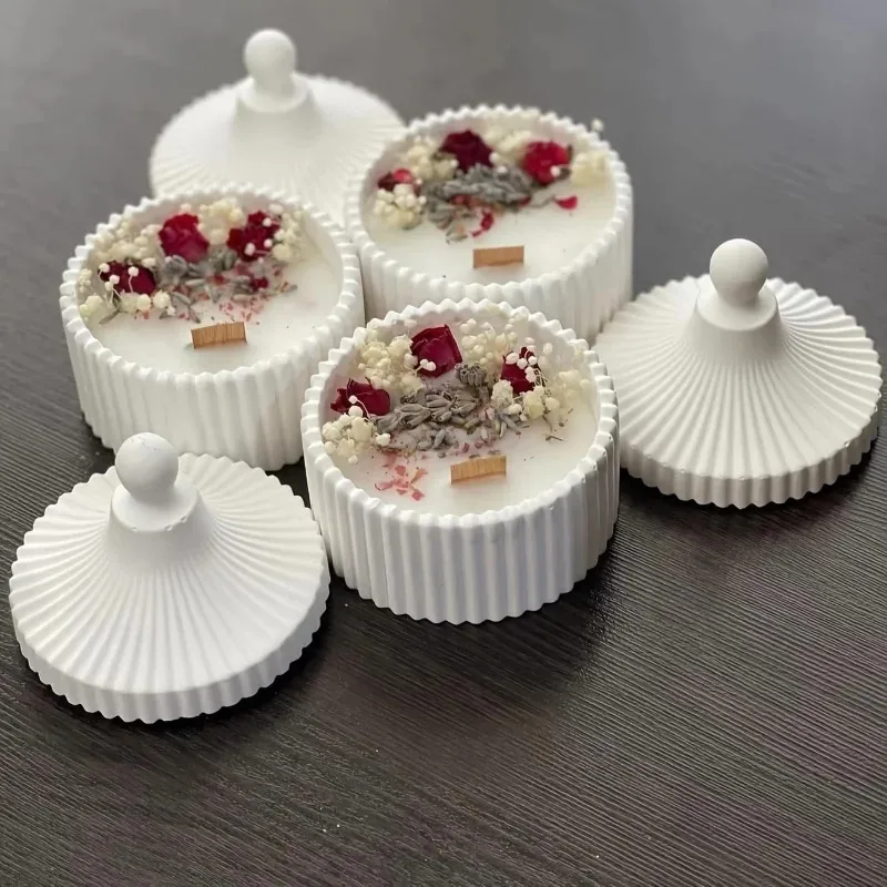 2 шт. силиконовые формы для св – обзор и цена Candle Making Jars With Lids